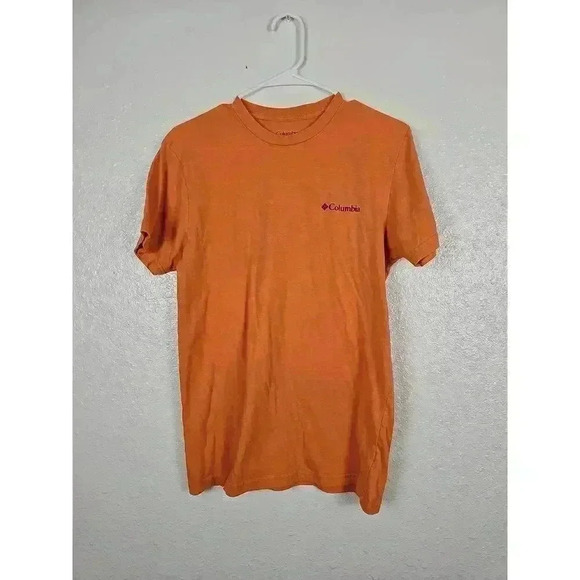 Columbia Sportswear Company Texas Orange Short Sleeve Tee Shirt Medium - Picture 1 of 3